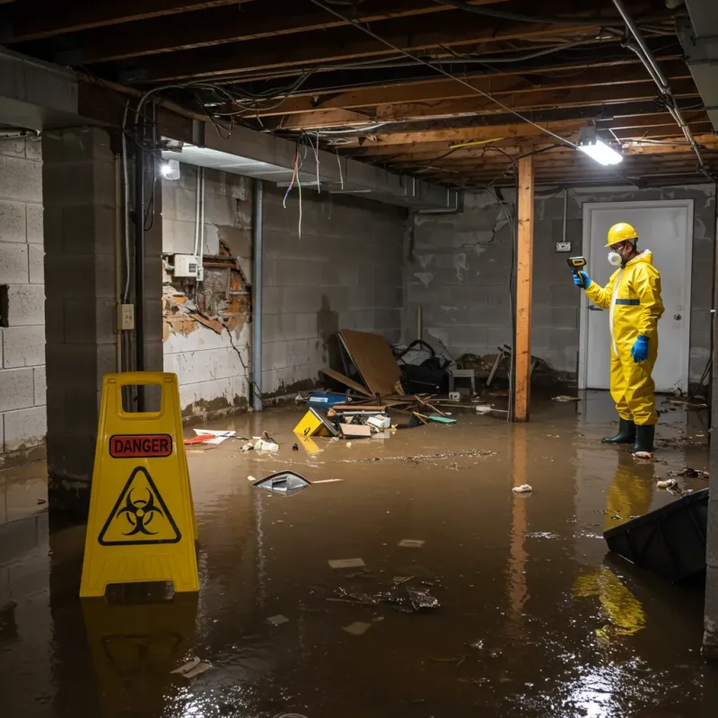 Flooded Basement Electrical Hazard in Atherton, CA Property